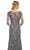 La Femme 29976 - Embroidered Sheer Lace Sheath Dress Mother of the Bride Dresses