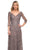 La Femme 29994 - Embellished V-Neck Sheath Dress Special Occasion Dress