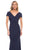 La Femme 29998 - Pleated Short Sleeve Evening Dress Special Occasion Dress
