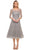 La Femme 30002 - Laced And Beaded Short A Line Dress Special Occasion Dress