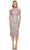 La Femme 30036 - Embroidered Knee Length Dress Special Occasion Dress