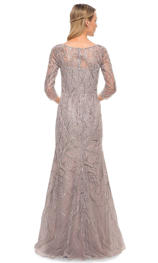 La Femme 30044 - Embroidered Mermaid Mother of the Groom Dress