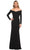 La Femme 30073 - Ruched Long Sleeve Beaded Gown Special Occasion Dress