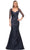 La Femme 30138 - Embellished Shear Lace Mermaid Dress Mother of the Bride Dresses