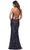 La Femme - 30150 Sequined V Neck Open Back Dress Prom Dresses