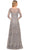 La Femme 30161 - Embroidered Sheer Lace A-Line Dress Mother of the Bride Dresses