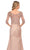 La Femme 30162 - Lace And Satin Sheer Gown Special Occasion Dress