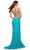 La Femme - 30171 Deep V-Neck Embroidered Gown Prom Dresses
