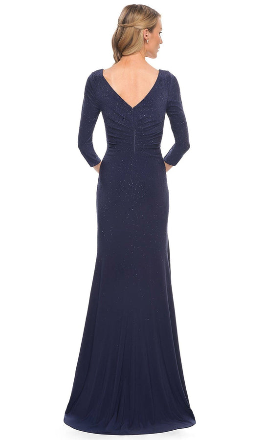 La Femme 30177 - Ruffled Skirt Long Dress