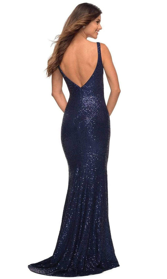 La Femme - 30187 Low Back Sequin Gown