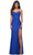 La Femme - 30196 Scoop Embellished Slit Gown Prom Dresses