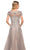 La Femme 30239 - Embroidered V-Neckline Dress Mother of the Bride Dresses