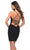 La Femme - 30249 Lace Up Back Wrap Style Dress Special Occasion Dress