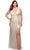 La Femme 30267 - Metallic Sleeveless Long Dress Special Occasion Dress