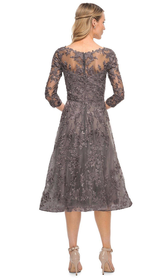 La Femme 30268 - Laced A Line Dress