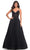 La Femme - 30334 Sheer Ruche-Ornate A-Line Gown Prom Dresses