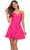 La Femme 30348 - Crisscross Back Cocktail Dress Cocktail Dress