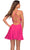 La Femme 30348 - Crisscross Back Cocktail Dress Cocktail Dress