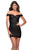 La Femme - 30350 Off Shoulder Sheath Cocktail Dress Special Occasion Dress
