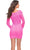 La Femme 30354 - Long Sleeve Lace Cocktail Dress Cocktail Dress