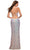 La Femme - 30371 Multicolor Sequined Slit Dress Prom Dresses