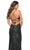 La Femme - 30374 Sequined Column V Neck Gown Special Occasion Dress