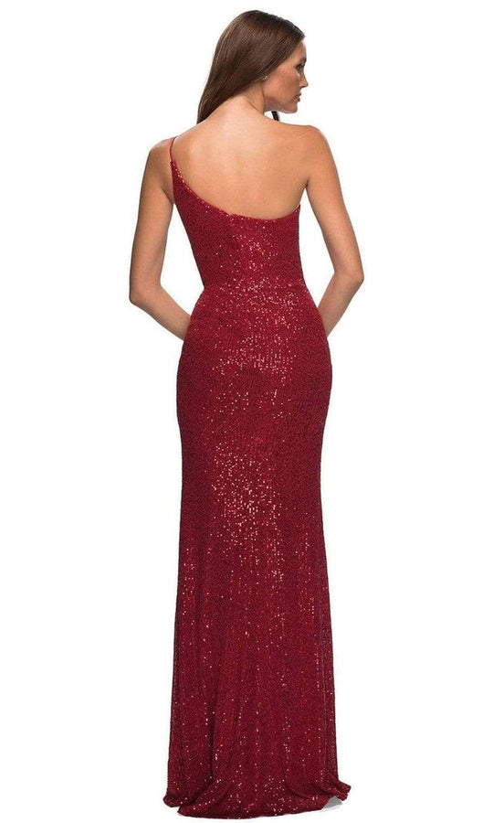 La Femme 30391 One Shoulder Sequin Prom Dress