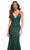 La Femme - 30442 Floral Lace Strappy Sheath Gown Special Occasion Dress