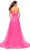 La Femme - 30472 High Waisted A-line Tulle Gown Prom Dresses