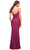 La Femme - 30482 Deep V-Neck Sheath Gown Prom Dresses