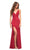La Femme - 30501 Faux Wrap V-Neck Dress Special Occasion Dress