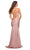 La Femme - 30503 V-Neck Ruched Trumpet Gown Special Occasion Dress
