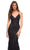 La Femme - 30511 V-Neck Stretch Lace Gown Special Occasion Dress