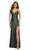 La Femme - 30522 V-Neck Crisscross Ruched Dress Special Occasion Dress