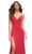 La Femme - 30544 Spaghetti Strap High Slit Gown Special Occasion Dress