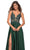 La Femme - 30580 Plunging V-Neck A-Line Gown Special Occasion Dress