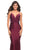 La Femme 30589 - Beaded Ruche-Ornate Gown Special Occasion Dress