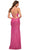 La Femme 30607 - V-Neck Empire Evening Dress Special Occasion Dress