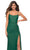 La Femme - 30610 Scoop Neck Slit Long Gown Special Occasion Dress