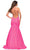 La Femme - 30612 Scoop Floral Lace Trumpet Dress Prom Dresses