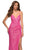 La Femme 30624 - V-Neck Sleeveless Evening Dress Special Occasion Dress