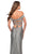La Femme 30634 - Strappy Back Satin Off Shoulder Dress Special Occasion Dress