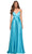 La Femme 30662 - Cross Bodice Satin Gown Special Occasion Dress