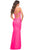 La Femme 30672 - Plunging V-Neck Sheath Evening Dress Special Occasion Dress