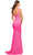 La Femme 30677 - Sleeveless Mesh Long Dress Special Occasion Dress