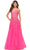 La Femme 30693 - Sleeveless Lace Appliqué Long Dress Special Occasion Dress