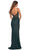 La Femme - 30757 V Neck Corset Sheath Dress Prom Dresses