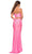 La Femme - 30789 Beaded Straps Two Piece Gown Prom Dresses