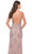 La Femme 30794 - Crisscross Back Lace Evening Gown Special Occasion Dress