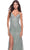 La Femme 30794 - Crisscross Back Lace Evening Gown Special Occasion Dress